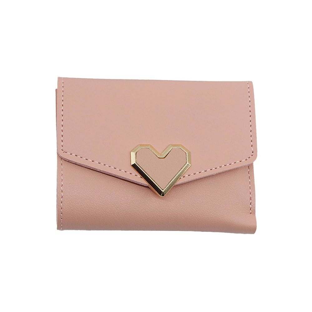 Heart Pattern Small Trifold Clutch Purses Ladies Clutch With Id :[